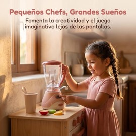 Baluue Licuadora De Juguete para Niños De Cocina Aparatos Juego Simulación Batidora Licuadora Jugo Comida Juguete para Niños Y Batidora