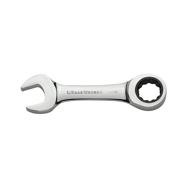 GEARWRENCH 12 Pt. Stubby Ratcheting Combination Wrench, 13mm - 9513D