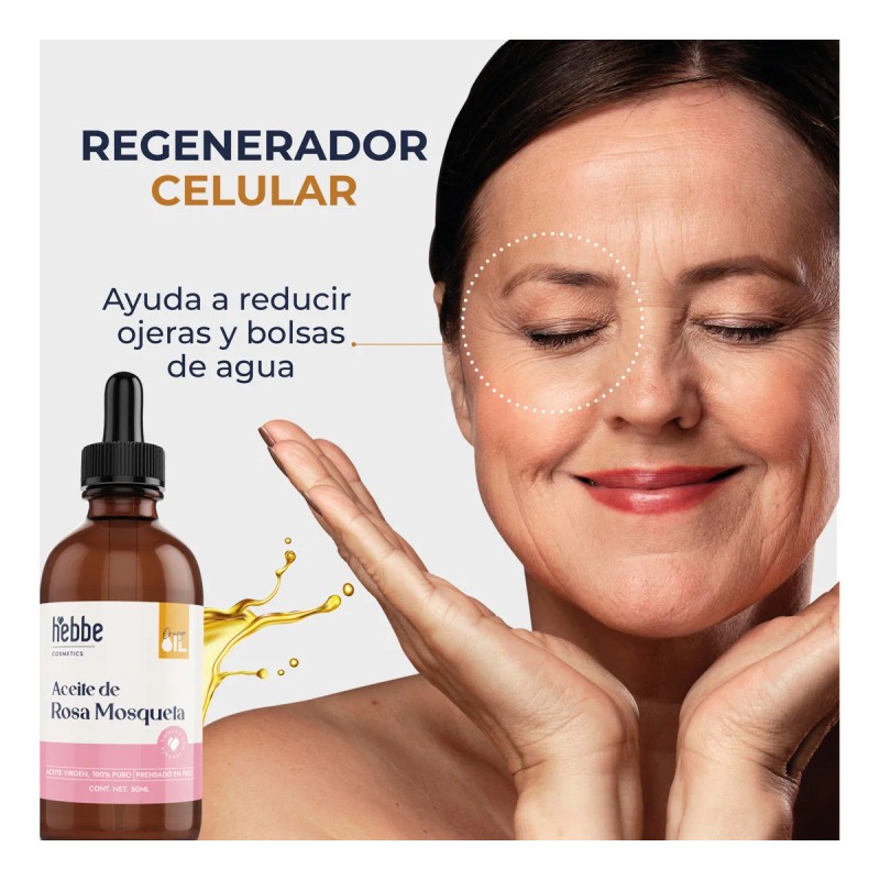 hebbe cosmetics kit hidratante aceite de rosa mosqueta jojoba y