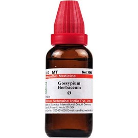 Willmar Schwabe India Homeopathic Gossypium Herbaceum Mother Tincture Q (30ml) - by Exportdeals