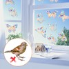 HyzaPhix Window Clings Anti-Collision Suncatcher Sticker Stained Glass Window Film