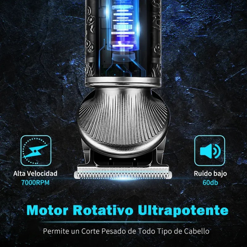 All-in Rasuradora Electrica Afeitadora Eléctrica Kit 6-en-1 Profesional Barba Nariz