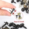 NIYATA 60 Pcs Car U Shape Screw Cage Nuts Clips