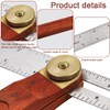 OIGWBPH Multi Angle Bevel Adjustable Multifunctional Angle T Bevel Marking