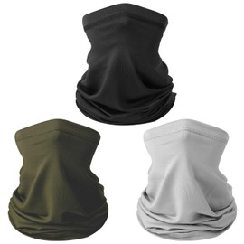 patinadrift 3 Stück Multifunktionstuch Winddicht Schlauchschal Elastiche Schnelltrocknend Loop Schal Herren Damen Sonnenschutz Halstuch Herren für Motorradfahren, Laufen Outdoor-Aktivitäten