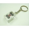 Clear Mah Jongg Pies (Large) Keychain [Stay Pin]