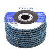 munirater 10 Pack Zirconia Flap Discs 4-1/2 for Angle Grinder