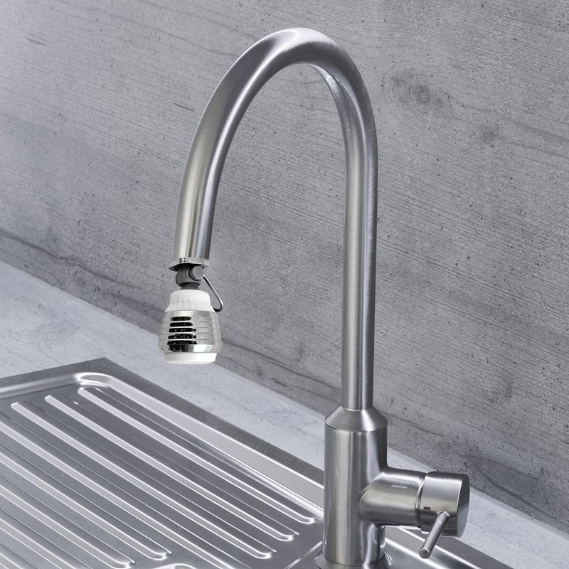 Dual Spray Swivel Faucet Aerator - Niagra Conservation | Sink