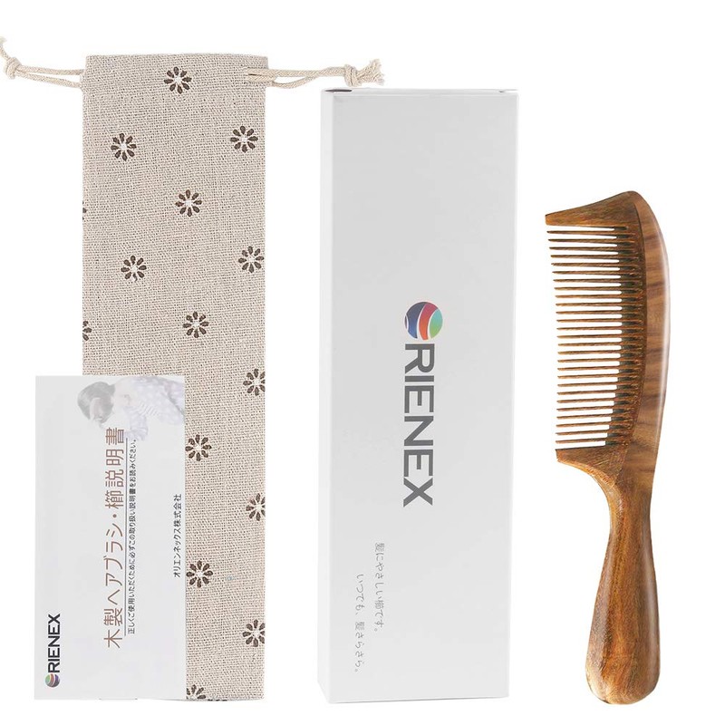 Orienex Comb, Wooden, High-end, Anti-Static, For Hair Combing and Scalp