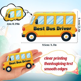 NODMIPNS School Bus Driver Appreciation Gifts for Men Women Graduation Gift Bus Acrylic Appreciation Gifts Bus Driver Gifts Graduation Birthday Gift for School Bus Driver