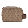 Guess LOSANNA BEAUTY CASE DOUBLE COM, Bbo - Beige Brown,