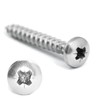 PRIOstahl Chipboard Screws with Full Thread Wood Screws Rounded Head