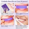 Purple Teeth Whitening Strips, Kit Tiras Blanqueadoras Dentales 14 Pares