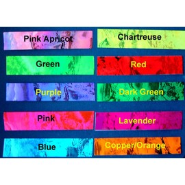 WTP Lure Tape 10 Colors WTP Chrome Foil Prism Lure Tape 1/2" Wide Walleye Candy