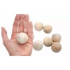 Unbranded 100- 1.5" Maple Wood Ball Wood Balls Sorting Games
