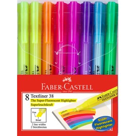Faber Castell 158131"Textliner 38" Highlighter (Pack of 8)