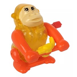 TOMY Gregory GORILLA Z-Wind-Up POP-OVERS Ape Monkey Chimp Banana Back Flip Toy