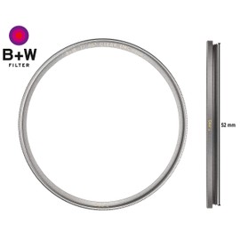 B + W Clear Protection Filter for Camera Lens – Ultra Slim Titan Mount (T-PRO), 007, HTC, 16 Layers Multi-Resistant and Nano Coating, Photography Filter, 52 mm