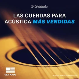 D'Addario | Phosphor Bronze | Cuerdas para Guitarra Acústica | Calibre High-strung/nashville Tuning, 10-27 | 6 Cuerdas | Bronce Fosforado | EJ38H