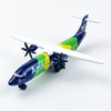 WngAur Die-Cast Propeller Airplane Model – Alloy Plane with Rolling