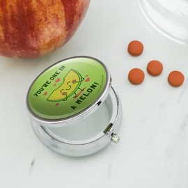 You're One in a Melon Million Funny Humor Pill Case Trinket Gift Box