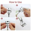 Pack of 50 Eyelash Curler Rubber Pads with Transparent Storage