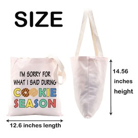 JXGZSO Season Tote Bag I Am Sorry For What I Said During Season Tote Bag Girl Scout Gift Girl Scout Leader Gift (C Season Tote)