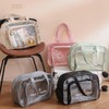 Stylish Transparent Waterproof Beach Bag Pouch Gym Bag Beige