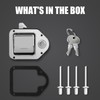 Truck Tool Box Latch, Stainless Steel Trailer Toolbox Handle Latch