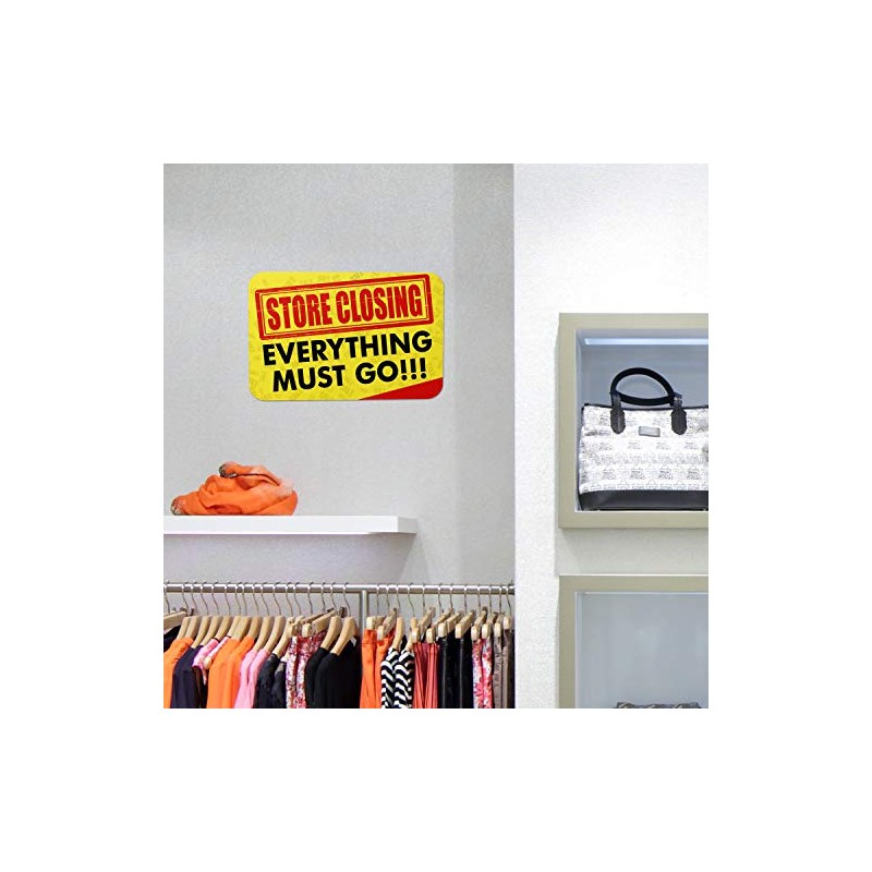 Store Closing Sign | Everything Must Go Bis Sale Sign