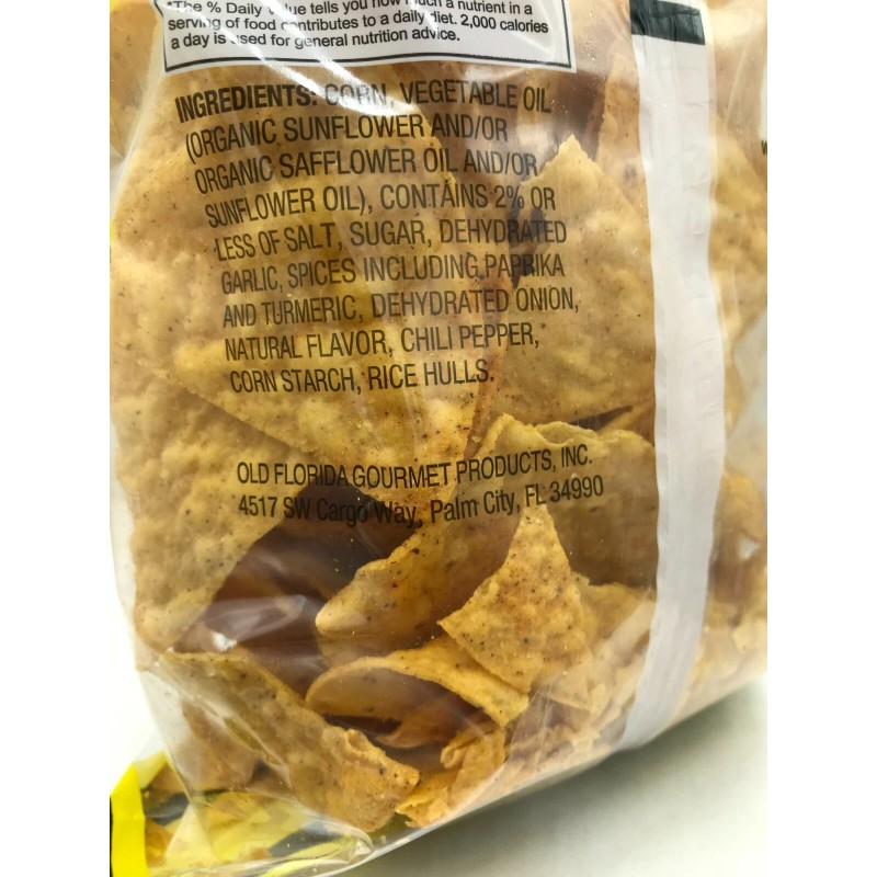 Old Florida Gourmet Original Tortilla Chips 11 oz FOUR (4)