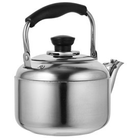 Alipis Stainless Steel Kettle with Whistle Sound Water Boiler for Stovetop for Gas Open Flame Comfortable Anti-Scald Handle for Tea Lovers