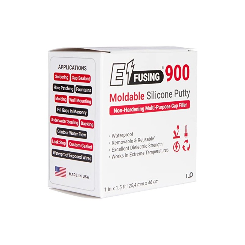 900 Moldable Silicone Putty - White