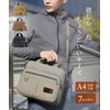 Lov Sawar Men's Shoulder Bag, Cross-Body Bag, Small, A4 Pockets,