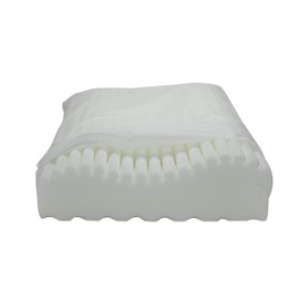 ObusForme Cervical Neck Pillow | Pleated Memory Foam Surface Promotes Air Circulation | 4-in-1 Contour Pillow Offering Medium to Firm Support | Queen Size