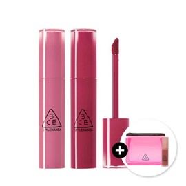 3CE Lazy Pop Lip Stain 2ea (plus) Lazy Summer Pouch + Mini Tint (random) / 쓰리씨이 3CE레이지 팝 립 스테인 2개 (증)레이지 썸머 파우치+미니 틴트(랜덤)