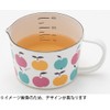 Tamahashi Plune "Prune" Measuring Cup 450ml Red Strawberry Enamel MC-603