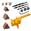 Buaak 41 Pcs Dowel Jig Kit, 6/8/10mm Wood Dowel Jig