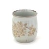 Kutani Ware [Drinking Cup] Large White Rabbit Weeping Cherry Blossom