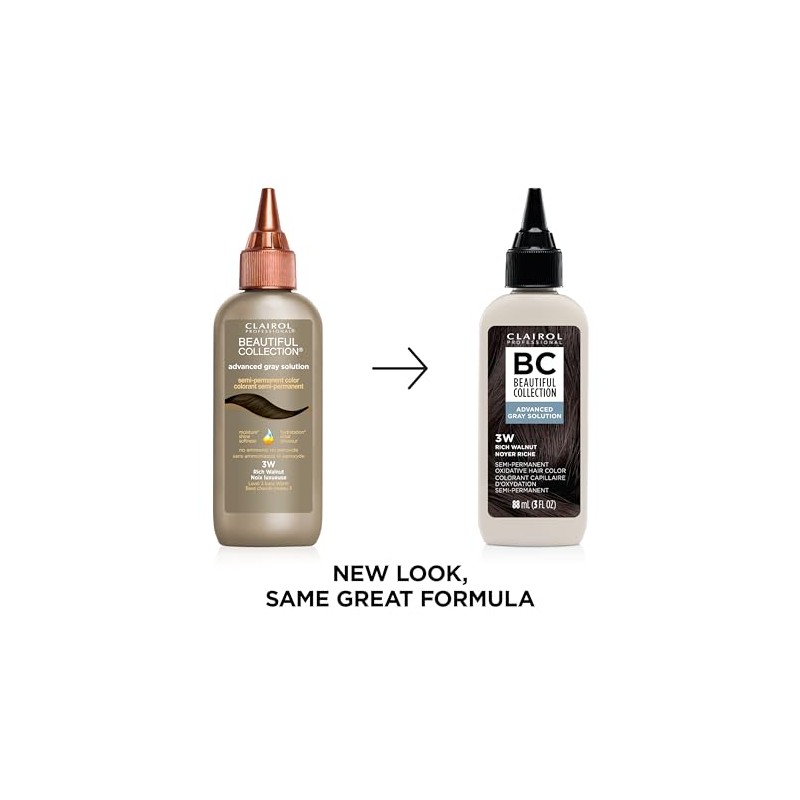 Clairol Beautiful Ags 3w Rich Walnut, 3 oz.