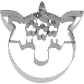 RBV Birkmann, Unicorn Cookie Cutter, Stainless Steel, 2.5 x 7.5 x 7 cm, 189218