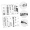 Healeved 10sheets Artificial Eyebrow Hair-like Eyebrow Stickers Instant Fullness No