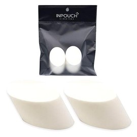 Makeup Latex Puff Diagonal 2p Small White / 메이크업 라텍스 퍼프 사선 2p 소형 화이트