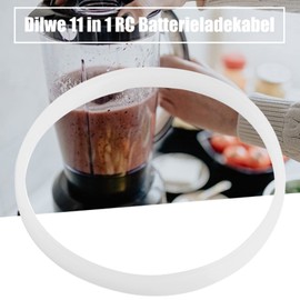 FLEXMAN Pack of 4 Rubber O Ring Seal, White Rubber Seal, O Ring Seal Replacement Parts, Round Seal, Juicer Mixer for NN100, NN100A, NN101, NN10130, NN102