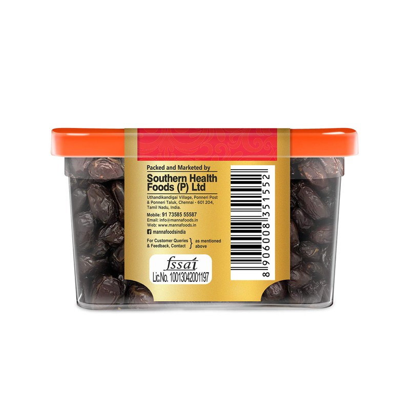 Manna Dates (Hygienically Packed) Free from Any Additives or Preservatives