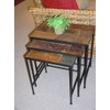 Zhongma Nesting Tables Set of 3, End Tables with Slate
