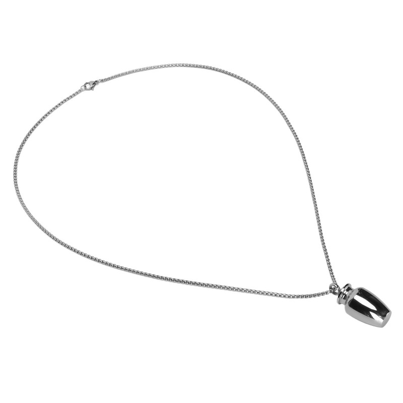 Pet Ashes Necklace Exquisite Memorial Stainless Steel Cremation Jewelry Urn