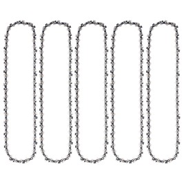Yweller Pack of 5 Saw Chains 3/8 Inch LP Pitch for 35 cm Blade – 52 Drive Links, 1.3 mm – Replacement Chain Compatible with Makita, Dolmar, Echo, Einhell, Efco, McCulloch Ryobi, Husqvarna and More