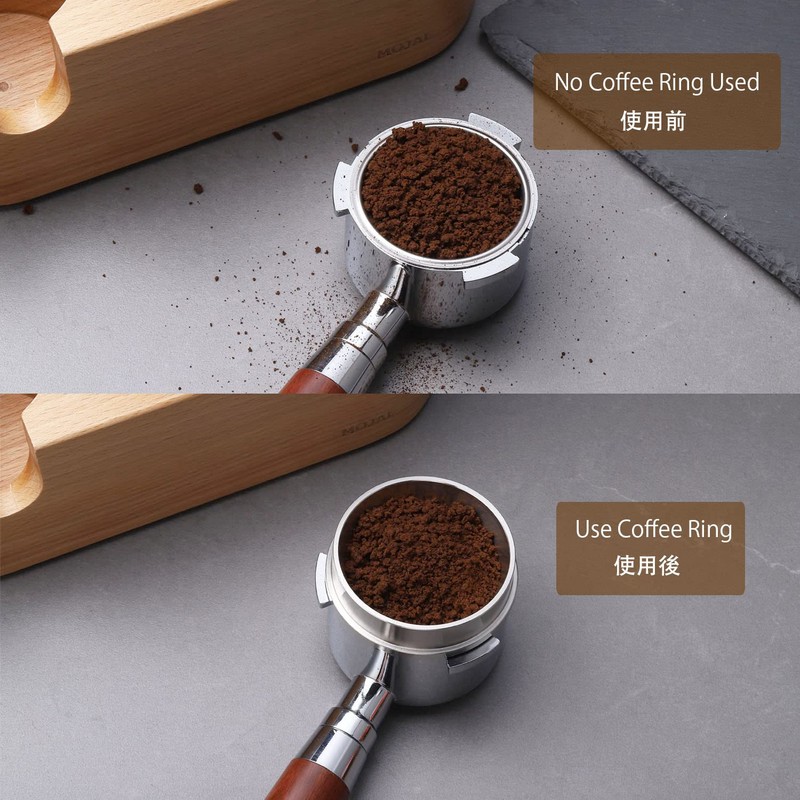 Coffee Dosing Ring, Espresso Dosing Funnel Stainless Steel Coffee Ring
