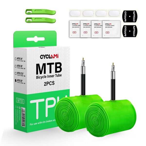 2 Pack Ultralight TPU Mountain Bike Inner Tubes 29" |
